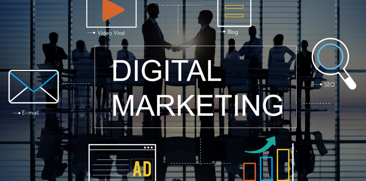 Digital Marketing Media Technology Graphic Concept #image_title